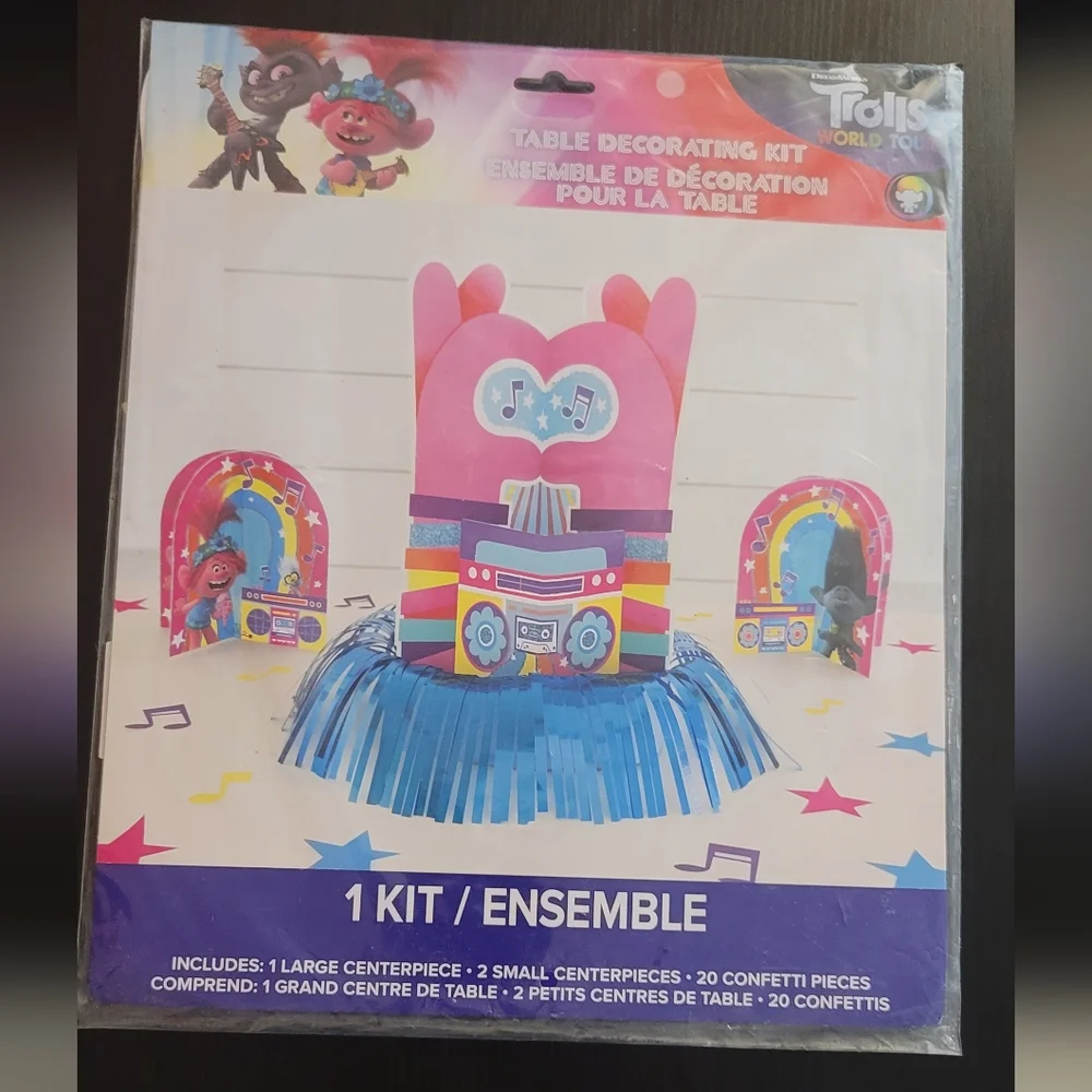 DreamWorks Trolls World Tour Party Decorating Kit troll birthday decorations